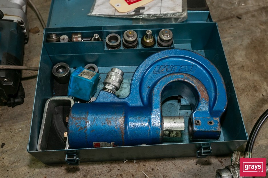 Izumi SH70B Hydraulic Hole Punch in Steel Case Auction (00405050082) Grays Australia