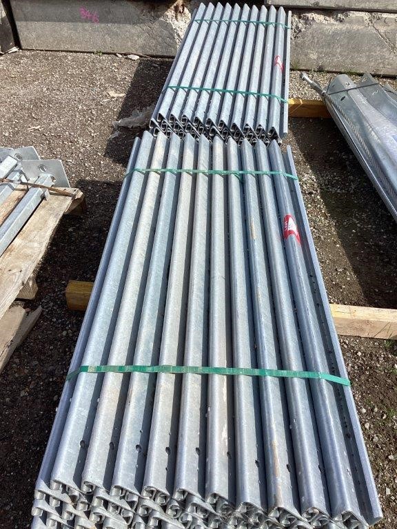 2 x Bundles of Armco Barrier Railing Components Auction (01643023177