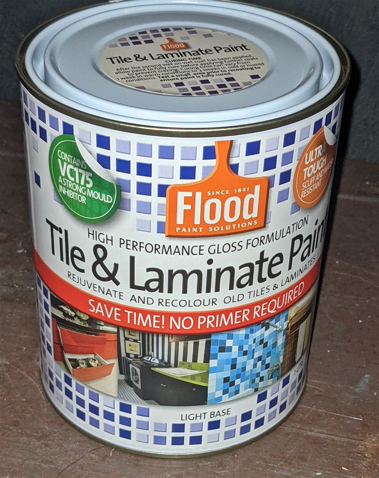 Flood Tile & Laminate Paint 1L DELIVERY AVAILABLE Auction (00605050212) Grays Australia
