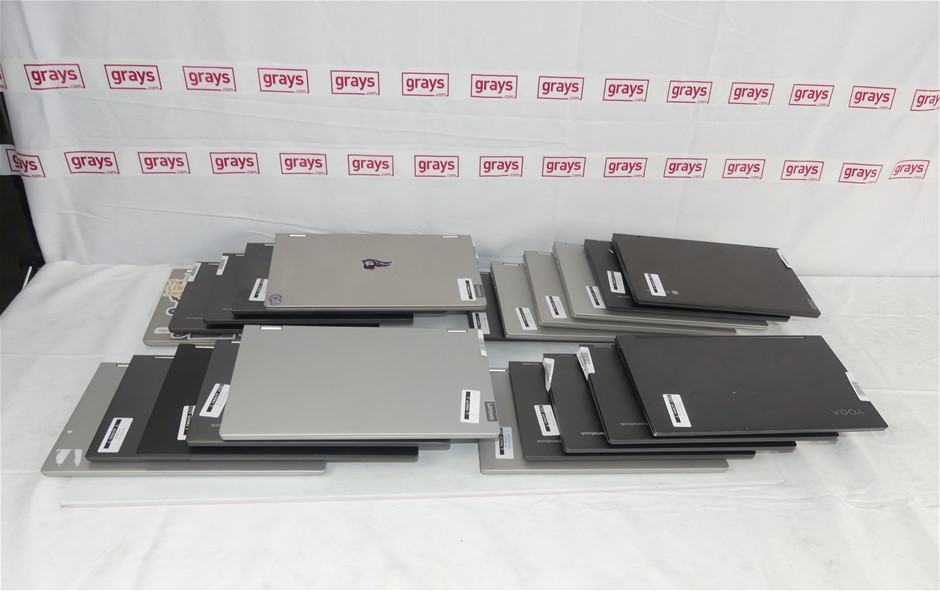 Box of Assorted USED/UNTESTED Lenovo Laptops Auction (00042187678