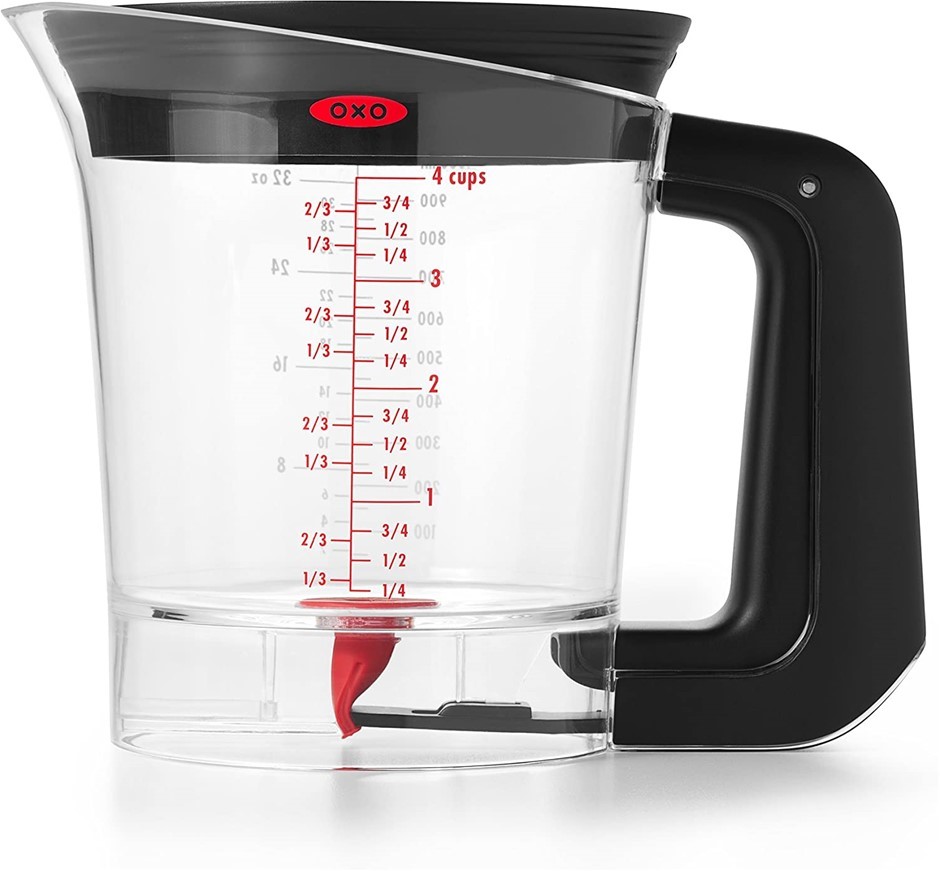 OXO Good Grips Gravy Fat Separator, 4 Cup/1 Litre Capacity.