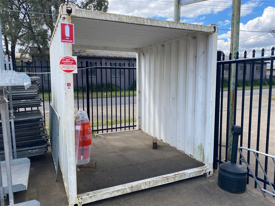 Open 10' Steel Shipping Container Auction (00095050229) Grays Australia