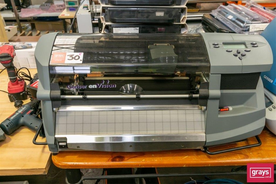 Gerber Edge FX GSPFTP3 Thermal Printer with Cutter Auction (0030