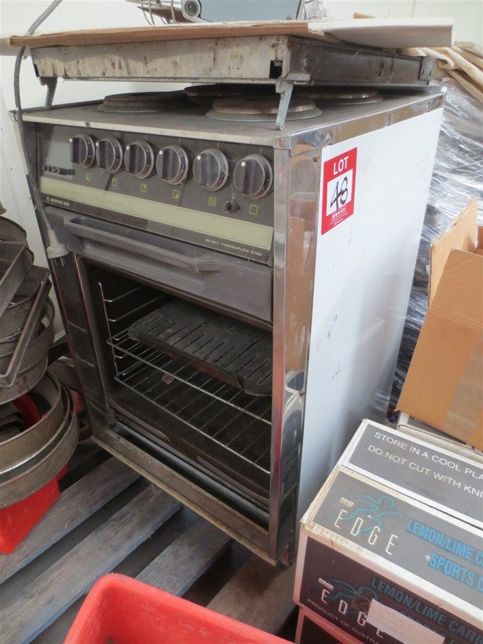 Simpson 2001 Model Thermaflow oven with electric stove top Auction