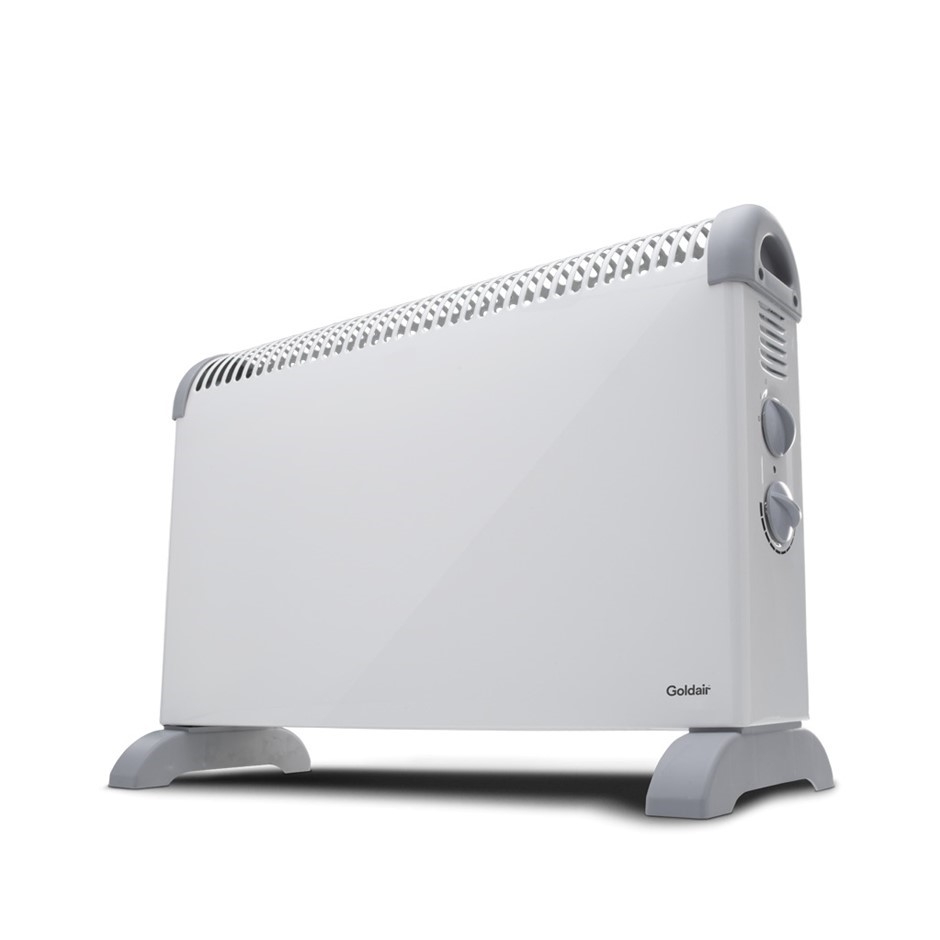 GOLDAIR Convector Heater, 2000W, Adjustable Thermostat, GCV125.