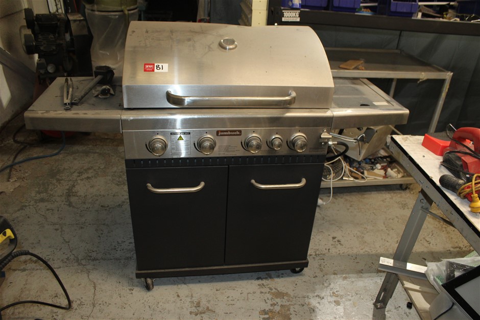 2020 Jumbuck HS884502 4 Burner Gas BBQ with Side Burner Auction (0051
