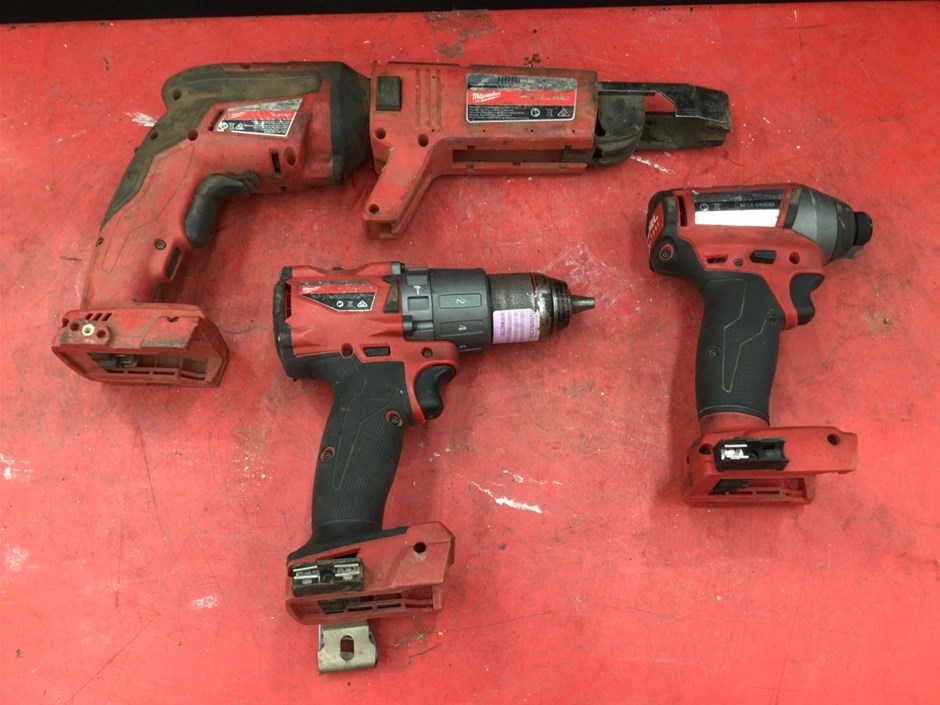 3 x Assorted Milwaukee Power Tools Auction (00503023513) Grays Australia