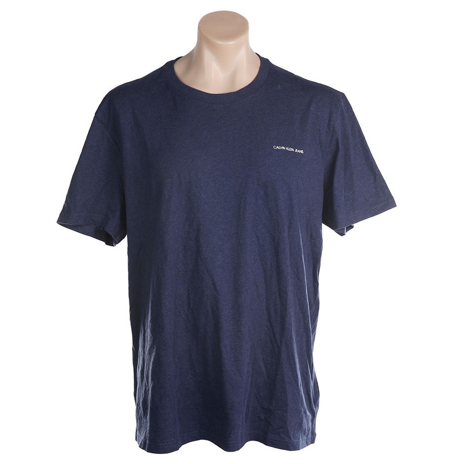 CALVIN KLEIN JEANS Men's T-Shirt, Size XL, Cotton, Navy.  Buyers Note - Dis
