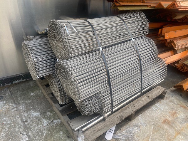 Ktk 7 Rolls Of Stainless Steel Chain Belt 1 M Wide Auction (0043 