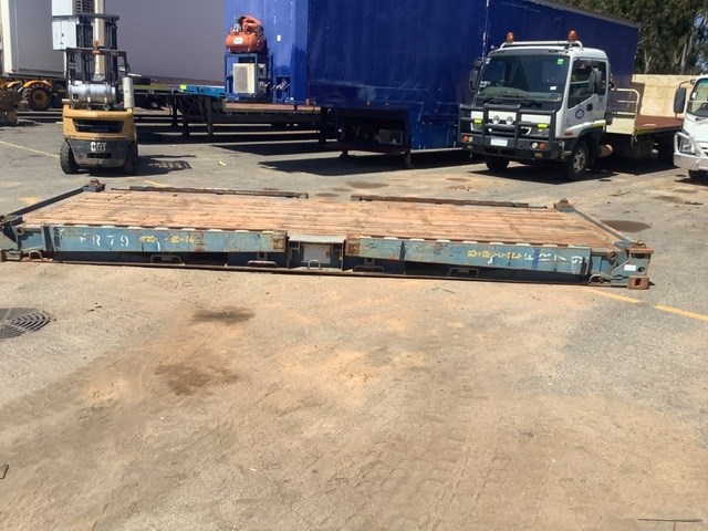 20 FT Flat Rack Shipping Container Auction (0011-9035830) | Grays Australia