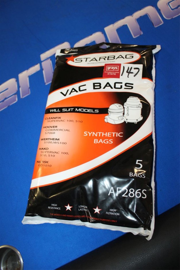 Starbag AF286s Unused Vacuum Bags Auction (01475050272) Grays Australia