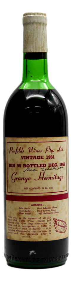 Penfolds Grange Hermitage Bin 95 Signed 
