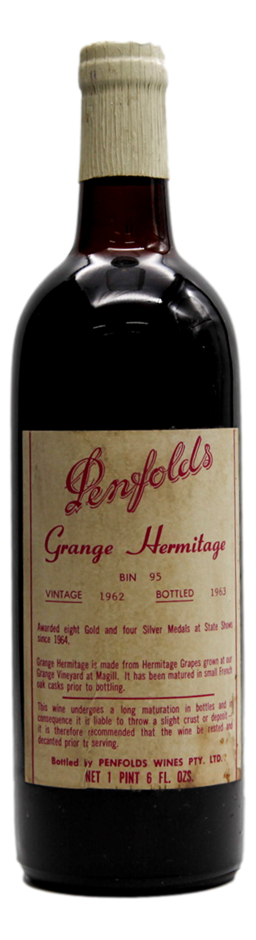 Penfolds Grange Hermitage Bin 95 1962 (1