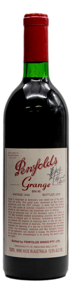 Penfolds Grange Bin 95 Signed Peter Gago