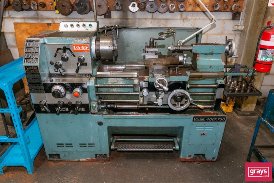 Victor 400x750 Centre Lathe Auction (01005050479) Grays Australia