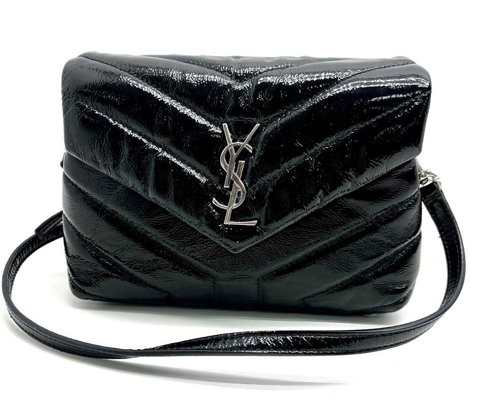 Ysl Patent Toy Loulou Quilted Leather Cross Body Bag Auction (0013