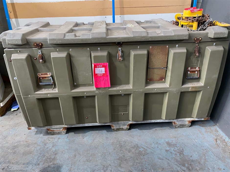 Trimcast Plastic Army Storage Box Auction (01013023724) Grays Australia