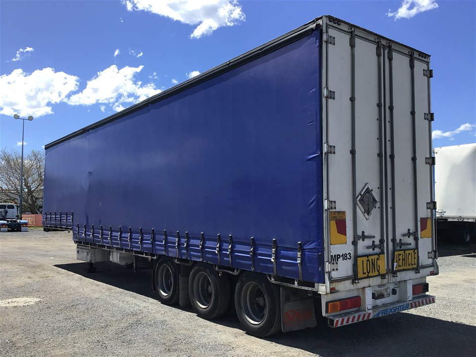 2004 Maxitrans ST3 Triaxle Curtainsider Trailer Auction (0002-7042184