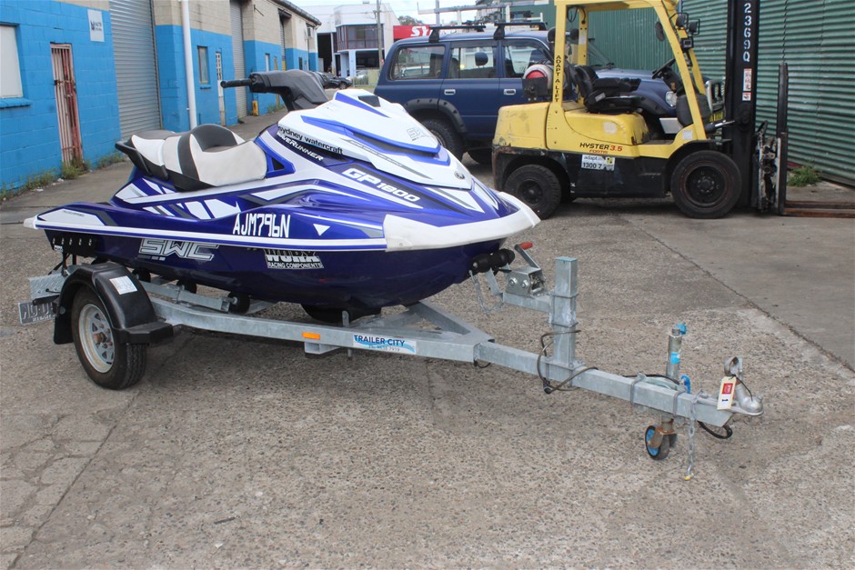 2017 Yamaha GP1800T Supercharged PWC Jetski with Trailer (Modified