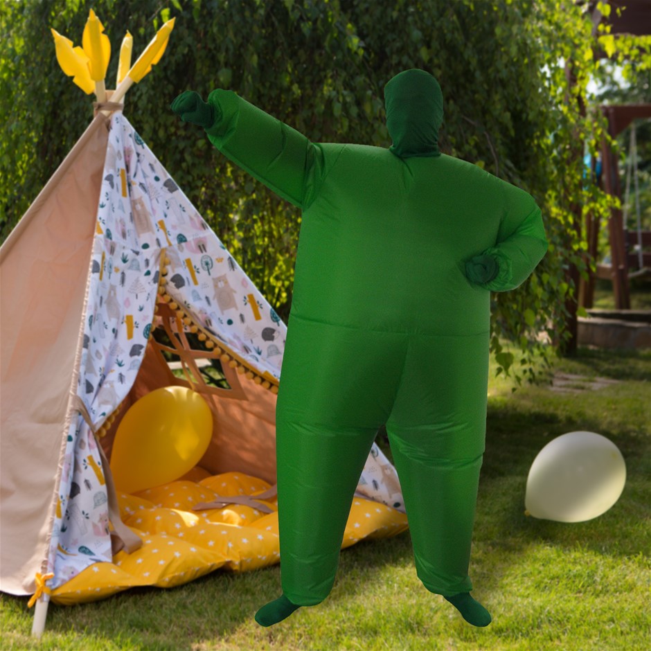 Go Green Inflatable Costume Fancy Dress 