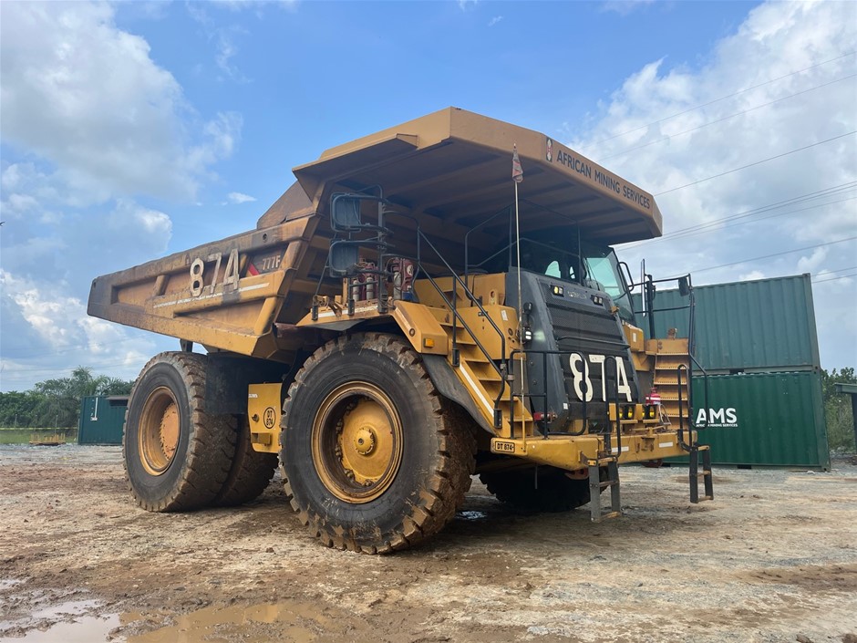 2011 Caterpillar 777F Rigid Dump Truck (DT874)