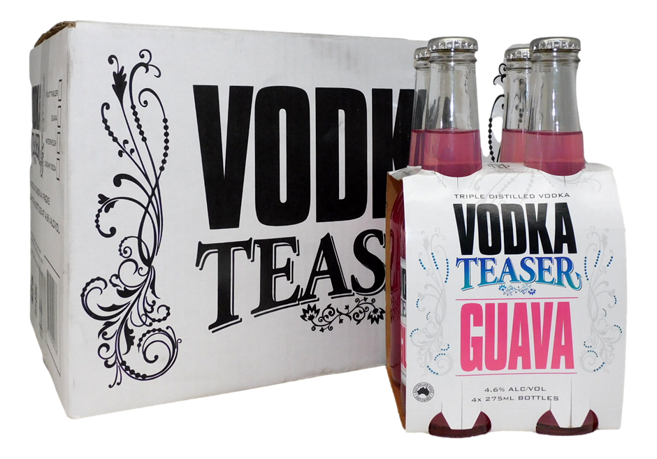 Vodka Teaser Guava Pre Mix Drink (24x 275mL) Auction (000610718053) Grays Australia