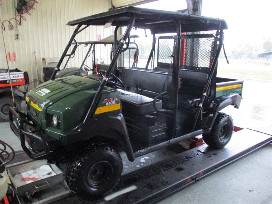 2012 Kawasaki 4x4 Mule 4010 4 seater Quad, 15,868km km indicated ...