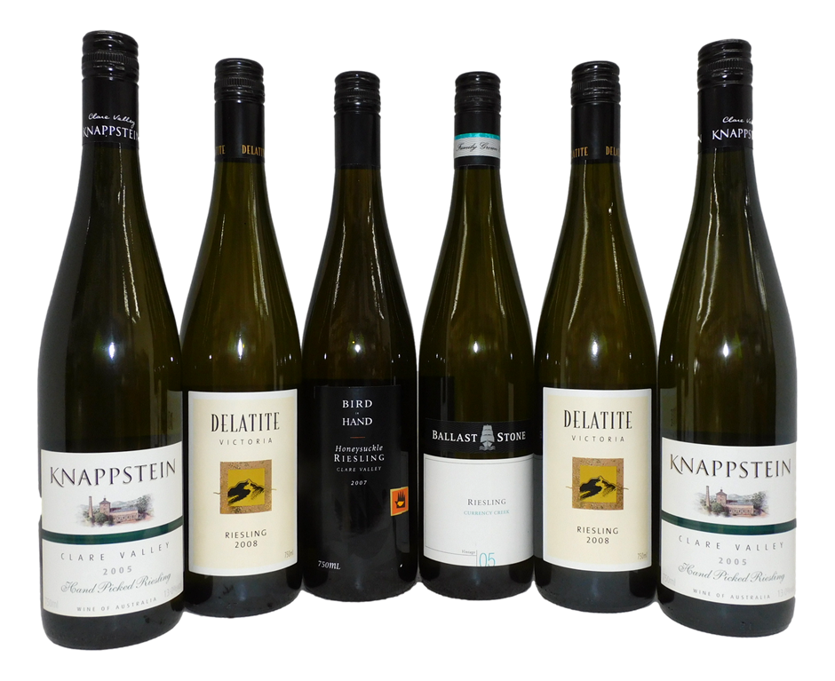 Pack of Assorted Riesling (6x 750mL) Multi Region Auction (0025