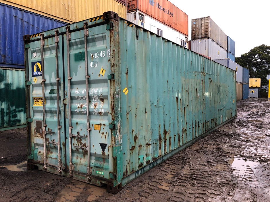 40ft High Cube Shipping Container - (Spring Farm) CONT7283466 Auction ...