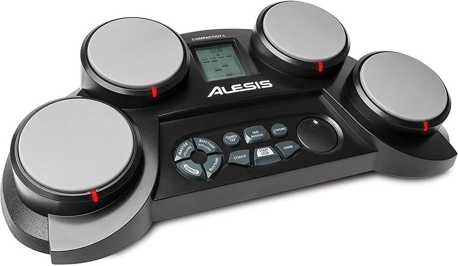 ALESIS CompactKit 4 Portable Tabletop Electric Drum Kit 4- Pad. NB: Minor U