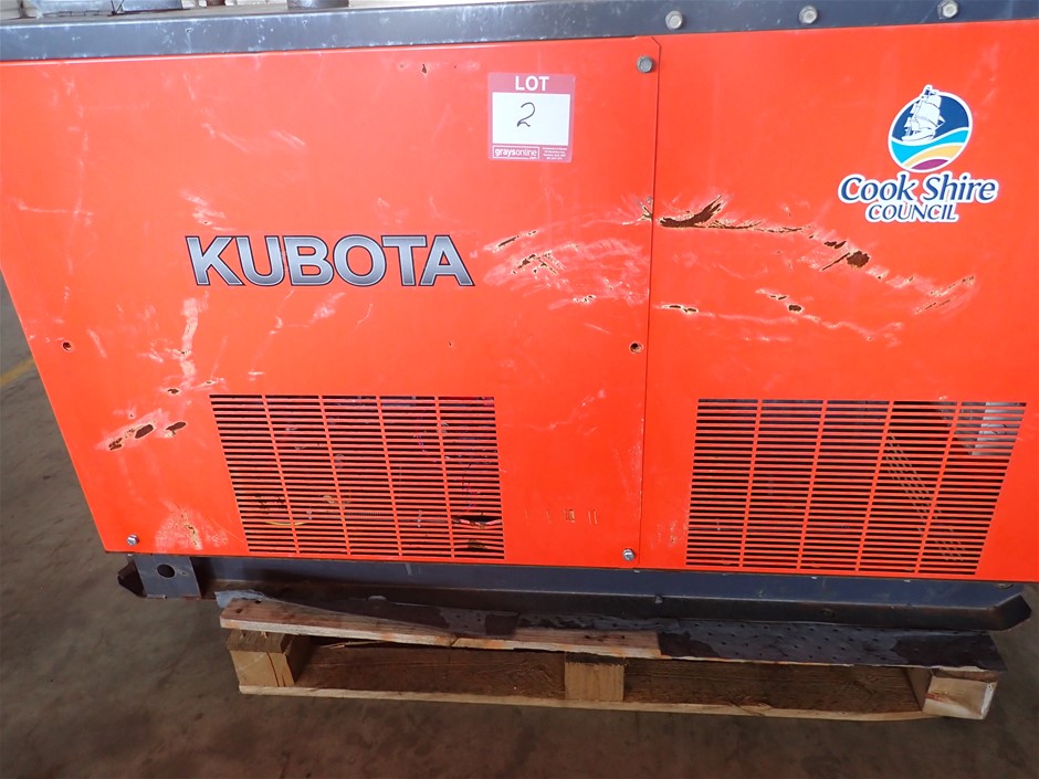 Kubota 12.5kVA Diesel Generator Auction (00027042670) Grays Australia
