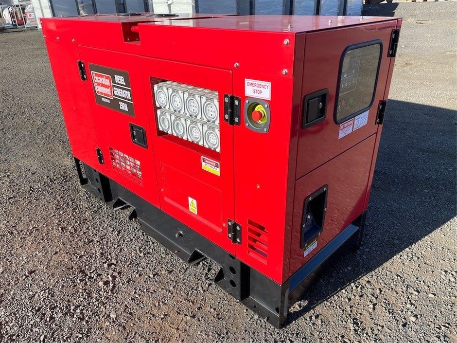 Unused Silenced Diesel Generators - Toowoomba 
