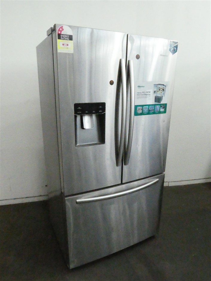 Hisense 630L French Door Fridge HR6FDFF630S Auction (00032187158