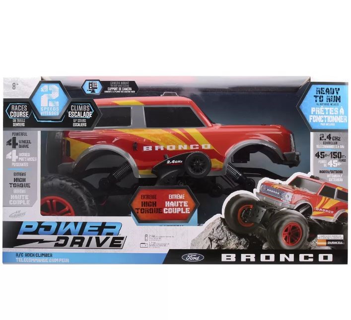 FORD BRONCO Extreme Bronco Rock Climber Remote Controlled Car. NB Does