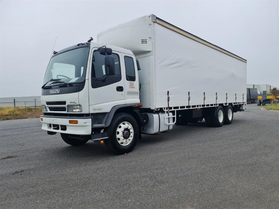 2004 Isuzu FVL1400 Curtainsider Rigid Truck - Vic