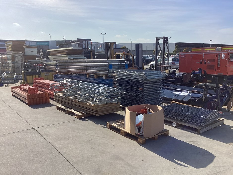 Quantity of Pallet racking Auction (00013024381) Grays Australia