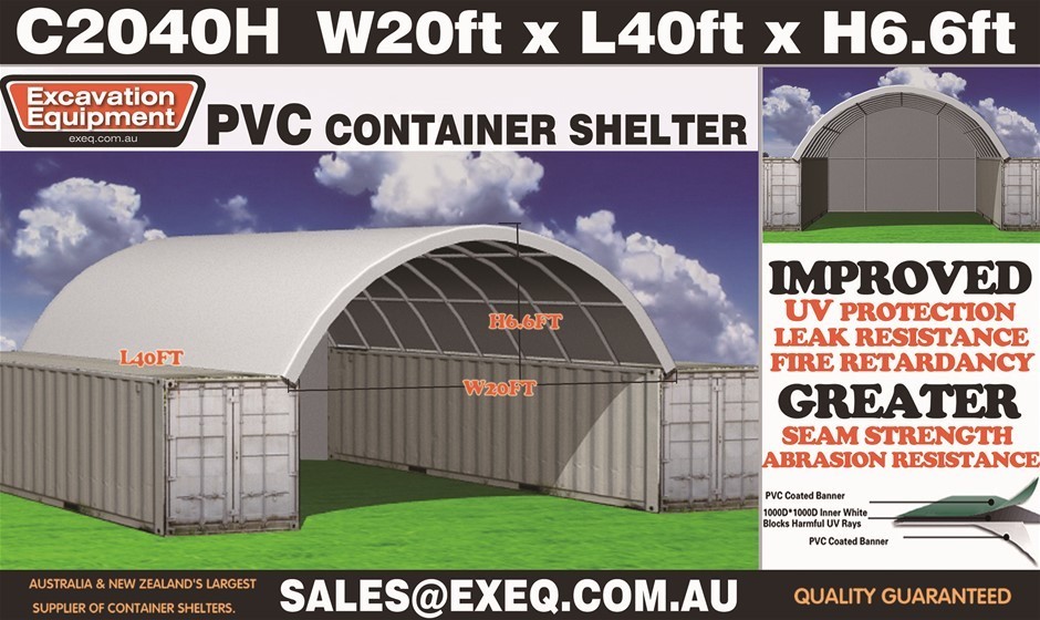 Unused Container Shelters - Toowoomba