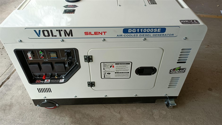 Unused 2022 VOLTM (DG11000SE) 7.5kVA Diesel Generator