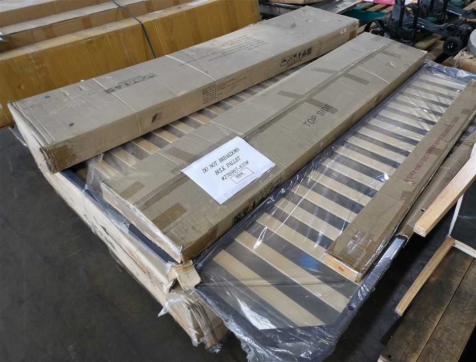 WentWorth 4 Piece Set King Size Gas Lift Bed Base Frame Auction (0008