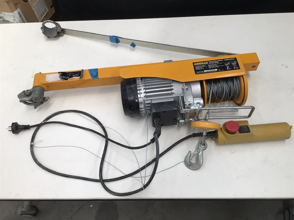 Gorilla LGEH0500 Electric Hoist Auction (00093024400) Grays Australia