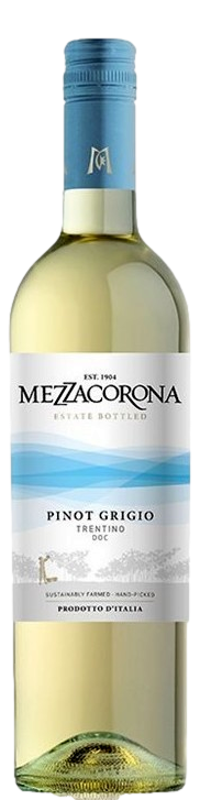 Mezzacorona Pinot Grigio 2021 (12x 750mL