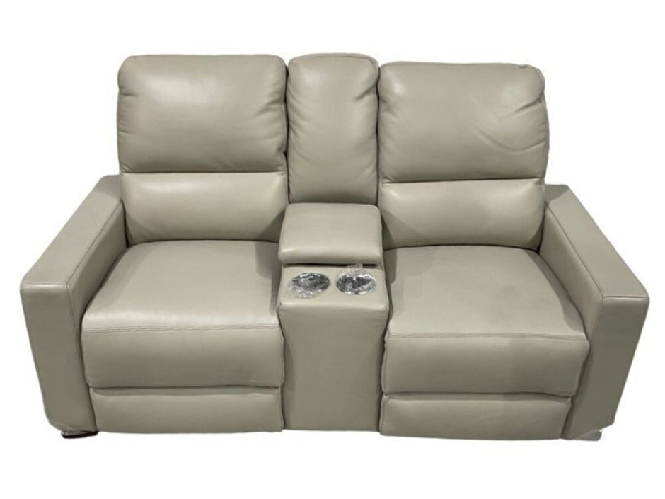 Encore 2 Seater Electric Leather Recliner Loveseat with 2 Cupholders