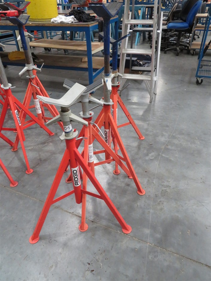 Rigid adjustable pipe stands Auction (06053024591) Grays Australia