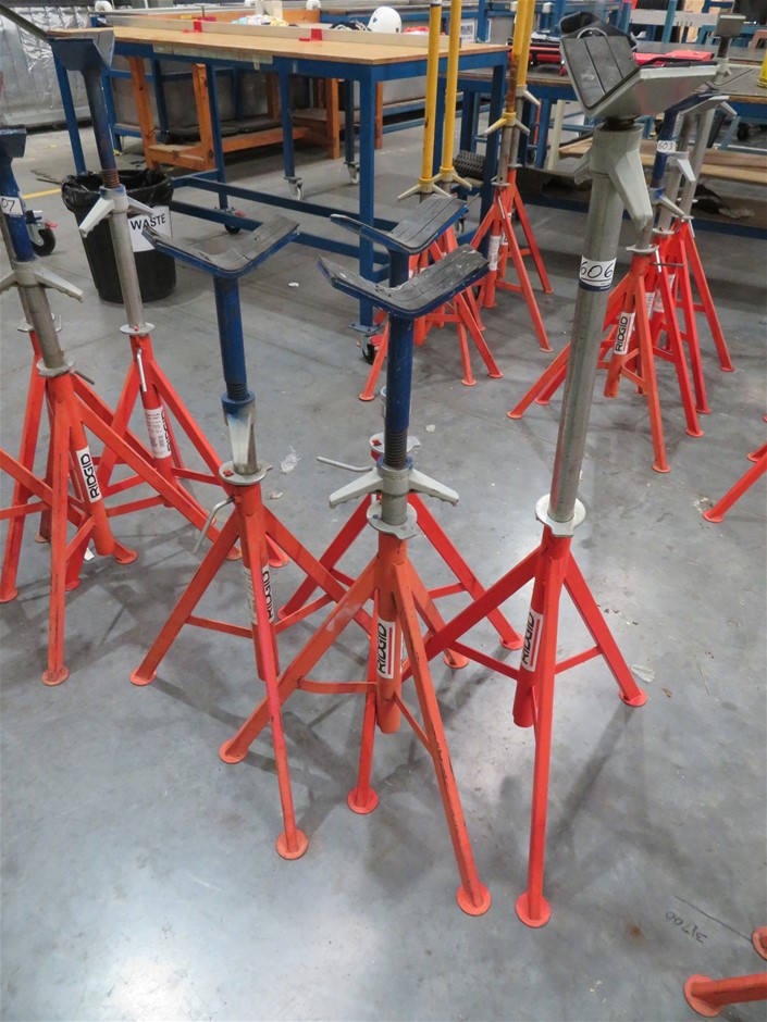 Rigid adjustable pipe stands Auction (06063024591) Grays Australia