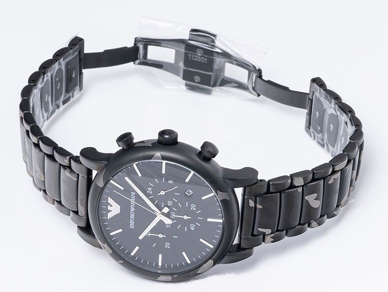 Armani hot sale camo watch