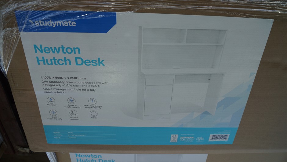 Newton Hutch Storage White Auction (00252552694) Grays Australia