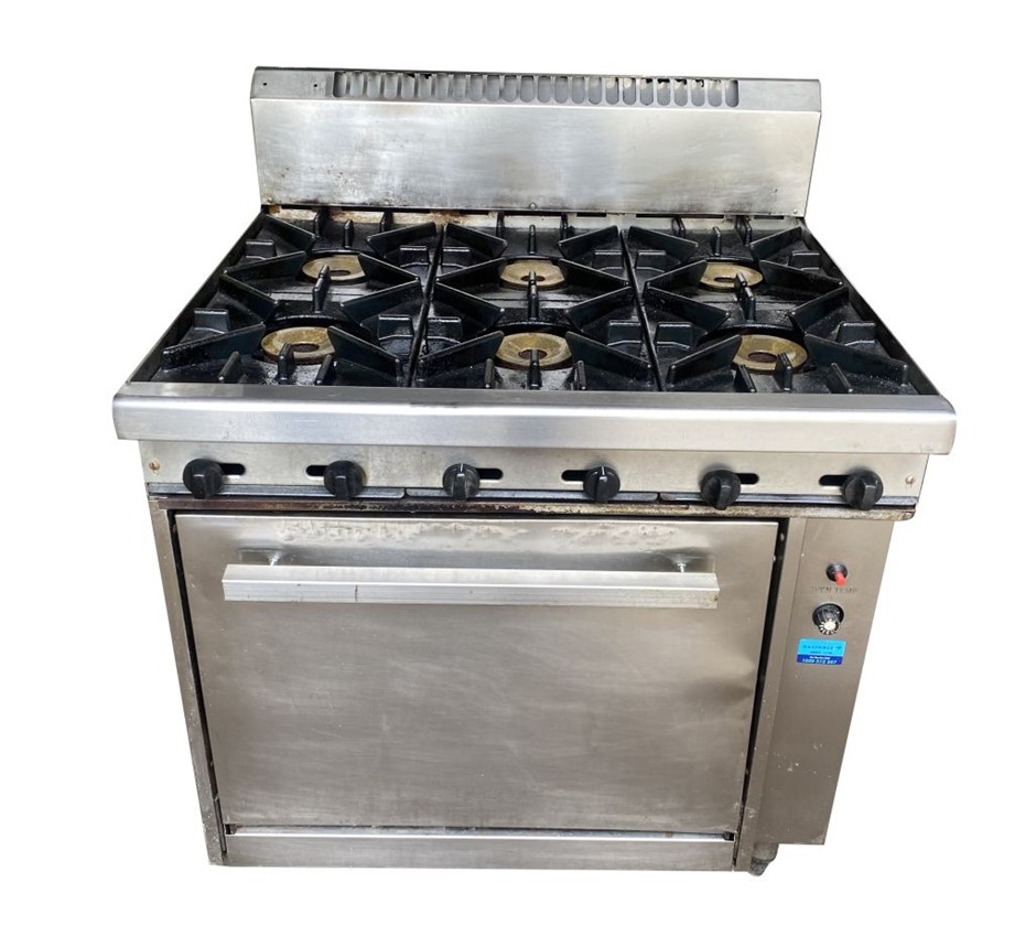 WALDORF GAS 6 BURNER STOVE WITH OVEN Auction (00045051547) Grays