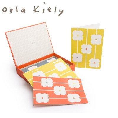 Orla Kiely 15x Note Card Set with Envelo
