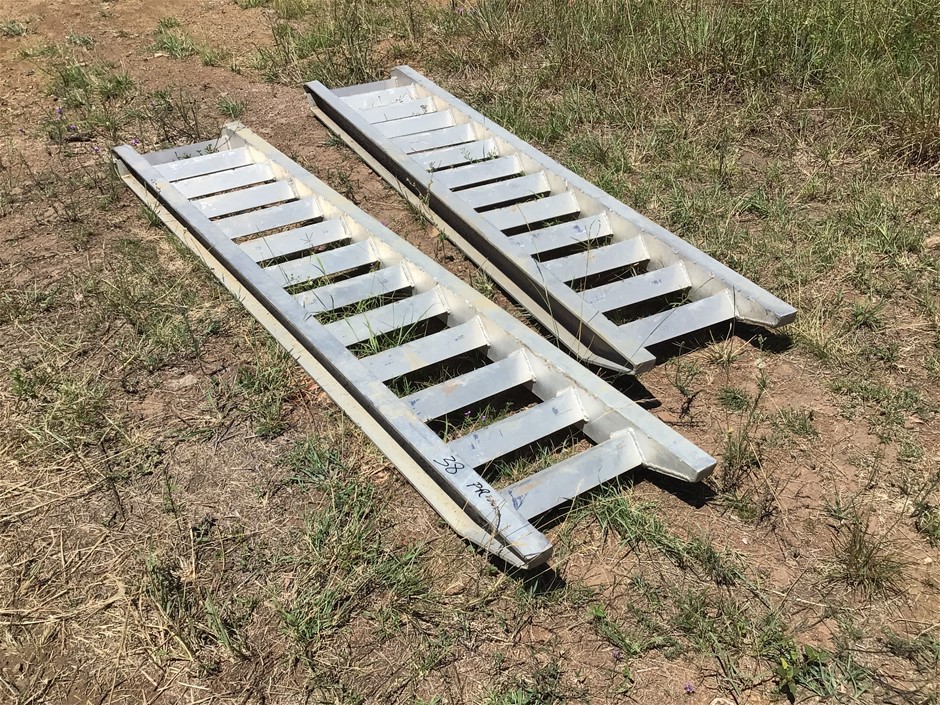 2x Fabricated Aluminium Ramps Auction (0190-7042938) | Grays Australia