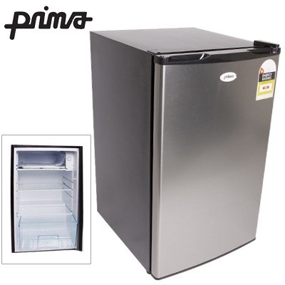 Prima 115L Bar Fridge w Stainless Steel 